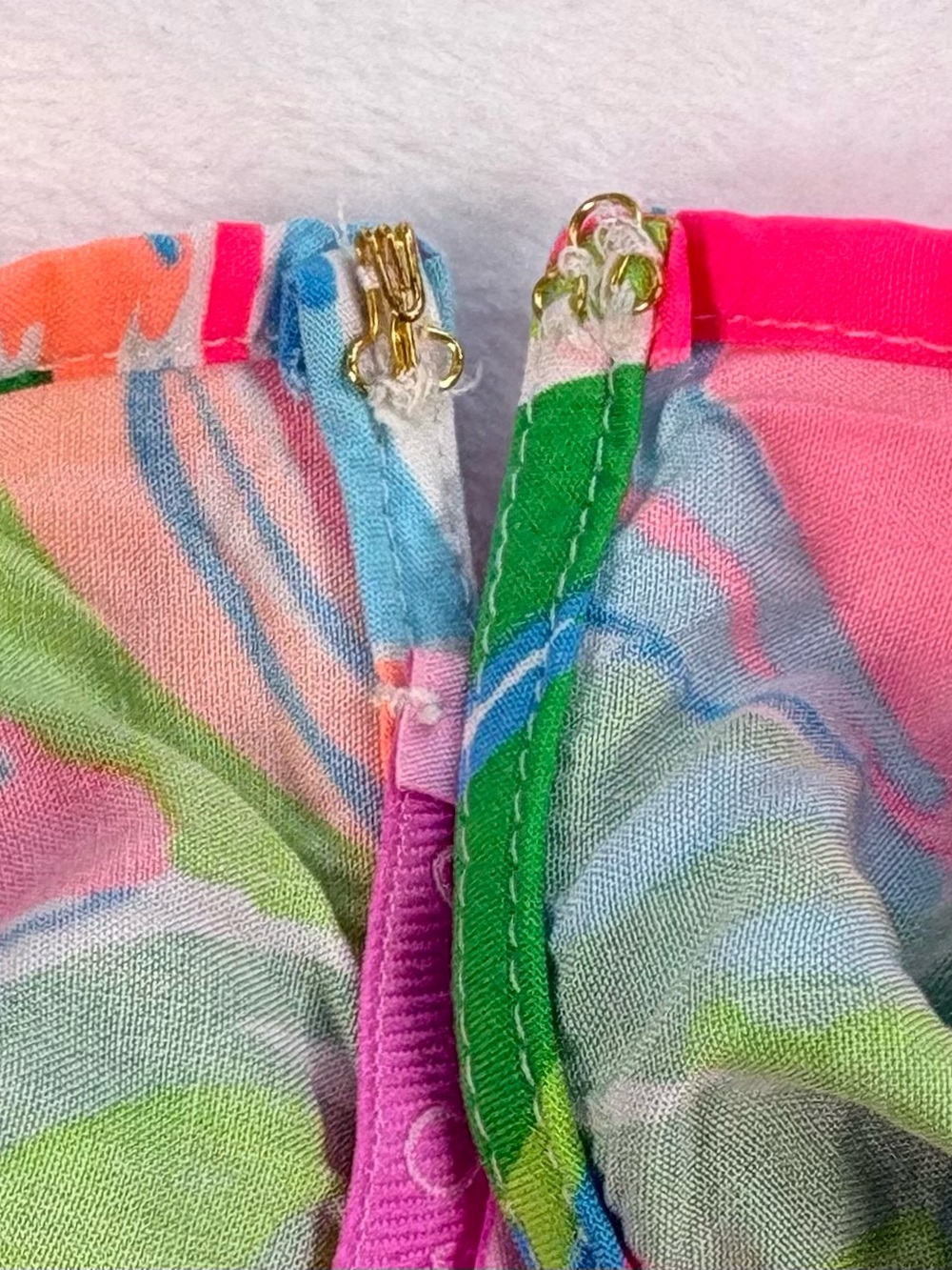 LILLY PULITZER So A-Peeling Tybee Romper Tropical Sleeveless Medium - Picture 10 of 12
